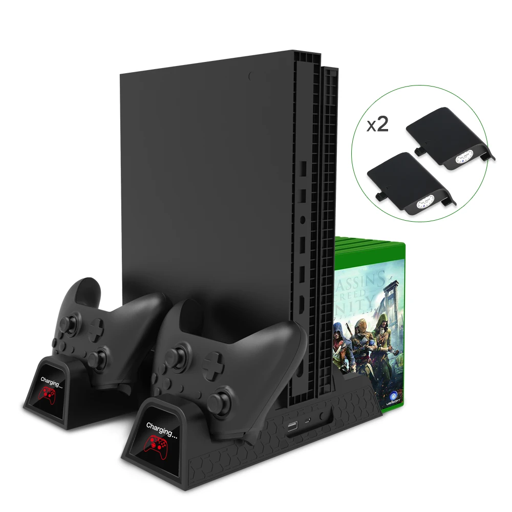 New Multi Charging Stand For Xbox One X Console With Extending Game
