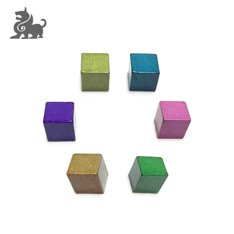 

Durable heavy game metal cube with custom made, Colorful