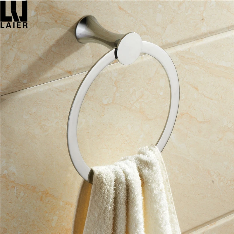 
Unique design brass Chrome finishing Bathroom fixtures and accessories Wall mounted Towel ring 