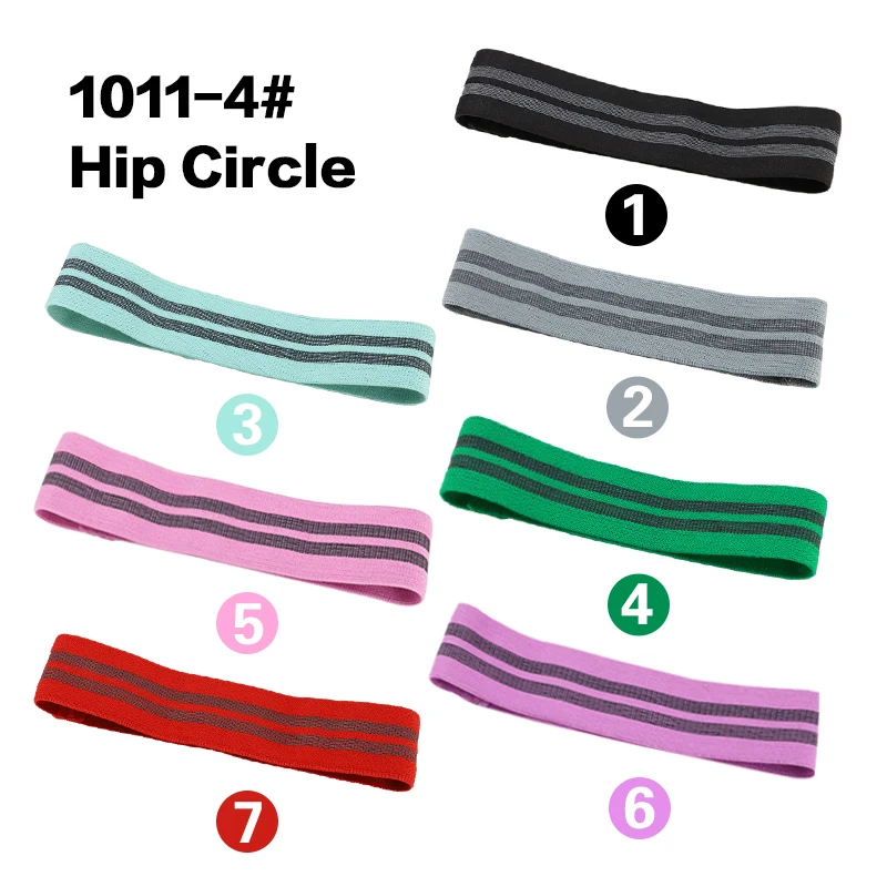 

SHIWEI-1011#Highly Elastic Resistance Circle Soft Hip band, Balck