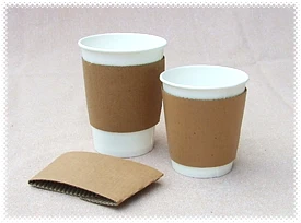 Image result for paper coffee cup sleeves