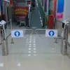 304 stainless steel access control Supermarket entrance and exit gate,half height supermarket turnstile