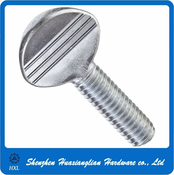 
Spade head steel thumb screw 