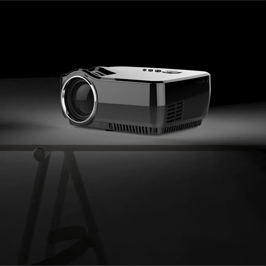 

GP70 LED Projector 3D full hd Mini proyector hdmi 1200 lumens home theater multimedia projetor By Salange Mini LED projector