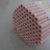 pink al203 ceramic protective tube ceramic pipe