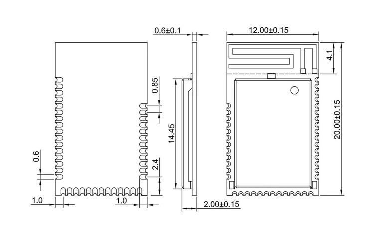 Ce nRF52832 price of control fan hub bt io the smallest zigbee transceiver communication light switch module - ANKUX.COM