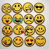 factory produced 5cm qq emoji custom stick-on embroidered patches 3d iron on patch