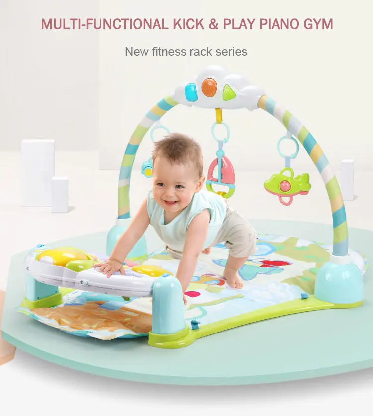 Abs Plastic Crawling Play Gym Baby Floor Mats Musical Piano Mat