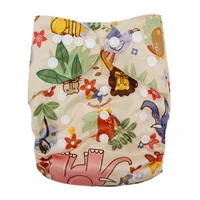 

washable waterproof cloth diaper for baby diaper changing mat pants adjustable breathable environmental baby diaper