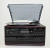 Factory supply new design multiple record player vinyl turntable with USB SD recording& CD, CASSETTE, RADIO
