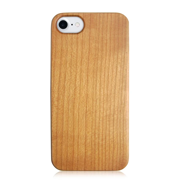 

For iPhone 6/7 High quality blank wood phone case, Customized color
