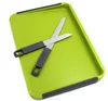 Free sample home environmental multifunctional creative double-sided Chopping block plastic double knife cutting board In stock