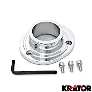 Krator Dirt Bike Exhaust Tip Muffler Power Outlet Chrome For 2000 Honda XR650 / XR650R