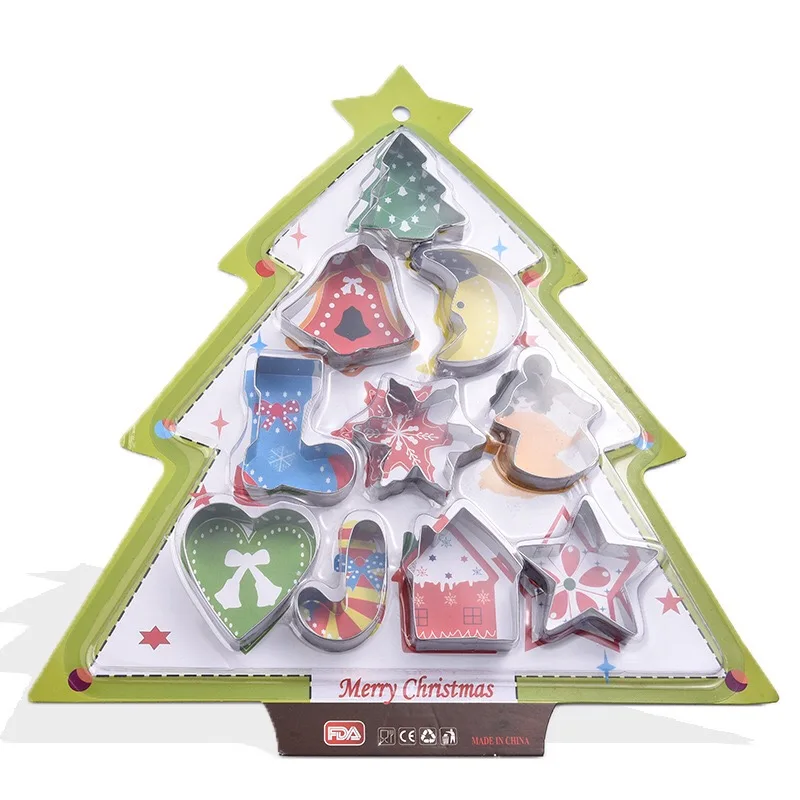 

Good quality christmas day biscuit tools stainless steel cookie cutter