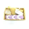 Promotional Shower Accessories Natural Wooden Bath Spa Gift Set for Baby Adult Shower
