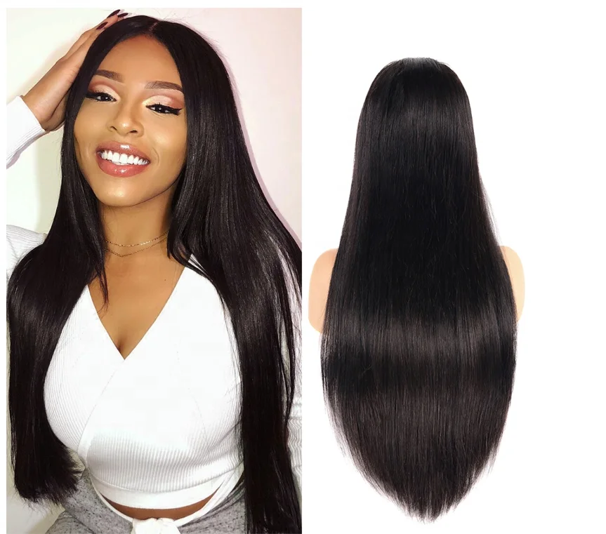 

Straight Brazilian Virgin Hair Full Lace Wigs Pre Plucked Natural Hairline With Baby Hair Wigs Bleached Knots, N/a