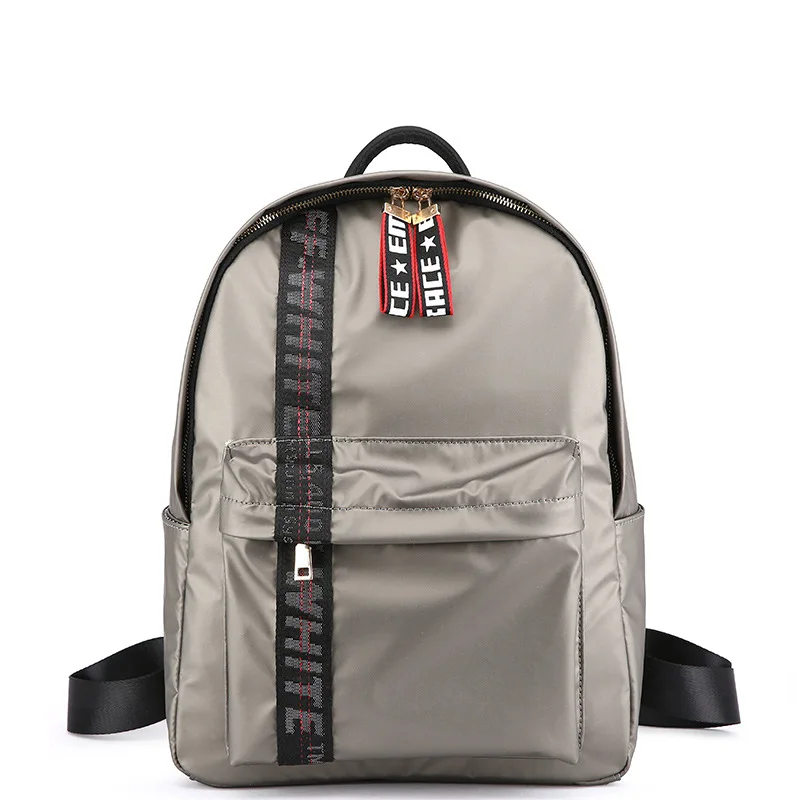 

2020 new trend design high quality nylon durable mochilas male female bagpack college students school backpacks, Custom made