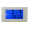White Shell D85-2042A AC200-450 0-100A Dual Display Digital AC Voltmeter Ammeter
