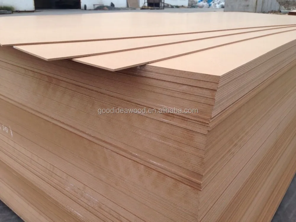 
Good quality China Factory directly (1220*2440mm) Sanded Raw /Melamine MDF Board 3mm mdf sheet board 