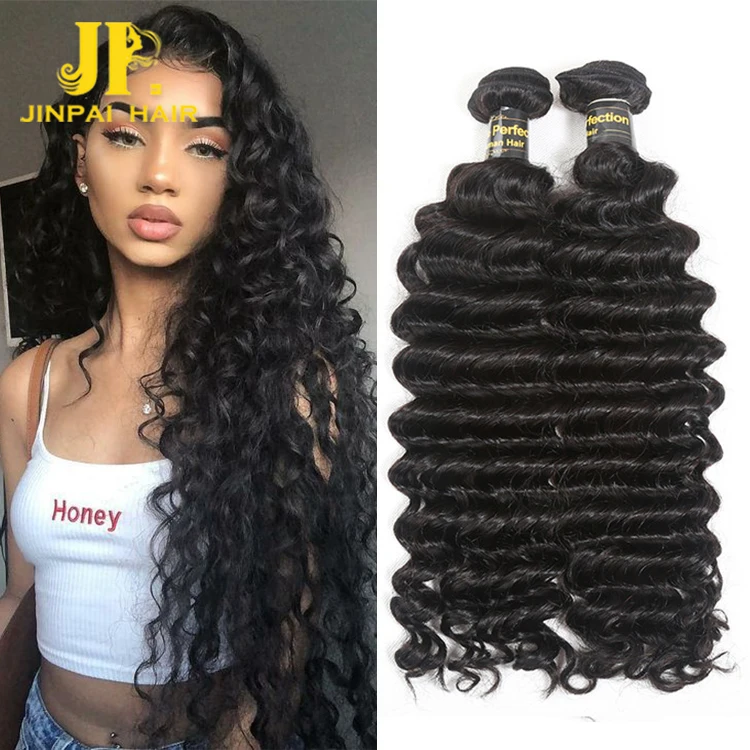 

Free Sample Full Cuticle Aligned Virgin Hair Bundle Free weave Deep Wave Bundle Virgin Hair Bundle, Natural color,close to color 1b