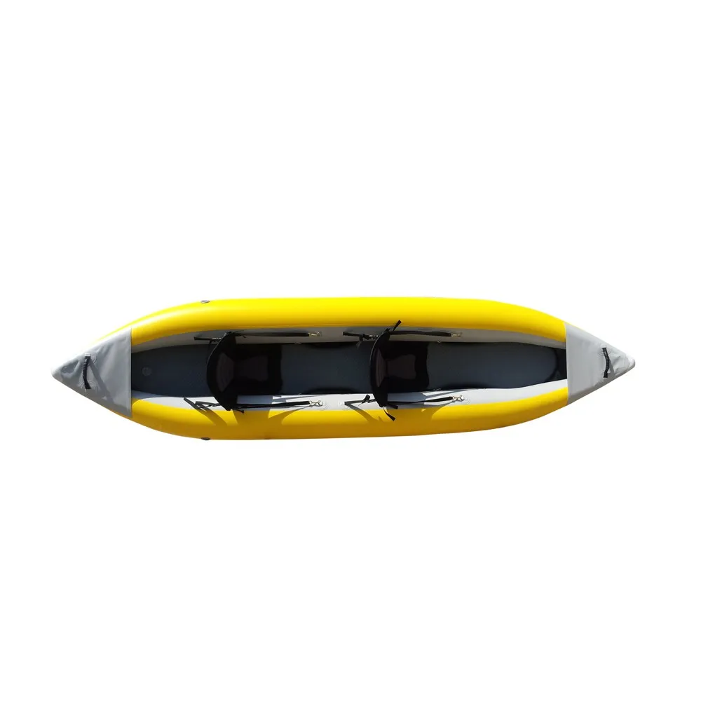 Drop Stitch Floor Inflatable Fishing Kayak 2 Person Hypalon/ Pvc