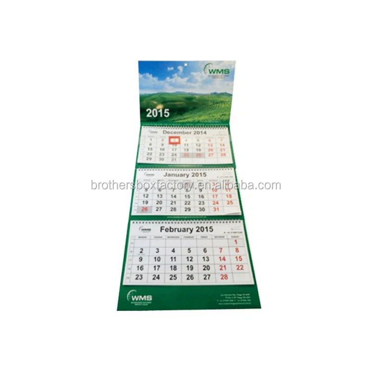 Paper 3 Fold Wall Calendar Customized.jpg