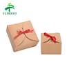China yiwu small quantity accept plain brown square one piece paper mini cupcake packaging box supplies wholesale
