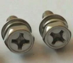 
Furniture zinc yellow hex phillips head screws 