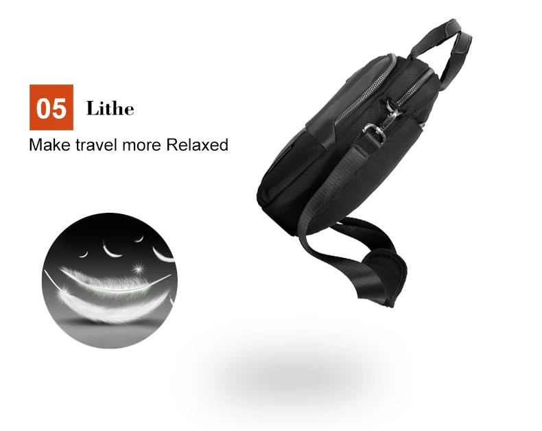 Aoking sling bag backpack, rope sling bag, leather sling bag for men