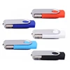 Mini swivel USB stick metal+plastic flash memory 8gb 16gb 32gb red black yellow rotating USB thumb drive