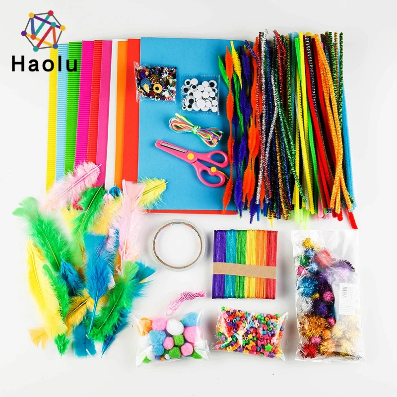 Kids Art Craft Supplies Assortment Set For School Projects Diy 