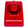 Hot sale DC24V fire strobe siren light led emergency warning light for loud alarm sound and flash