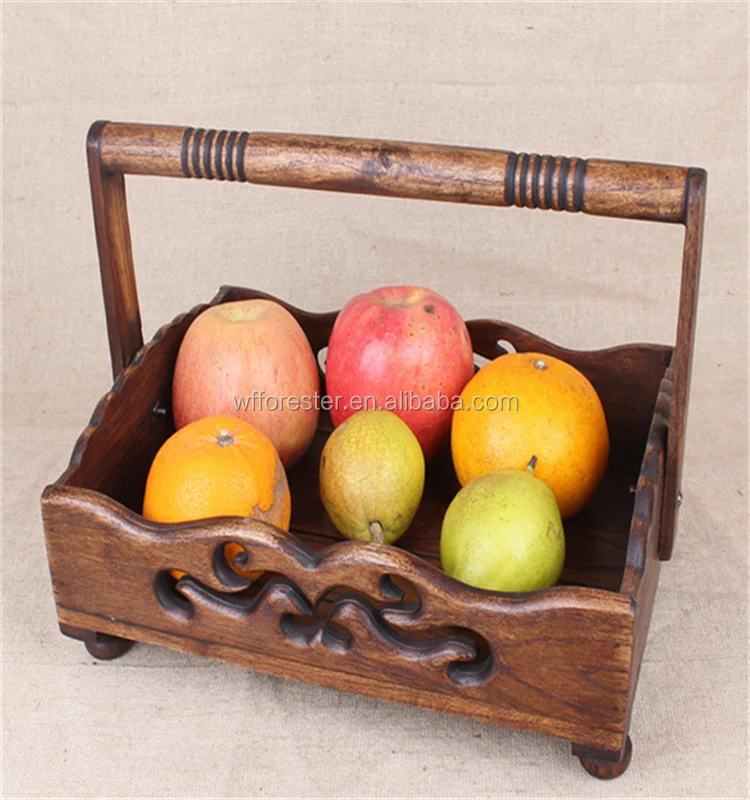 New Style Bamboo Folding Wooden Fruit Basket Wholesale Hot Sale Buy