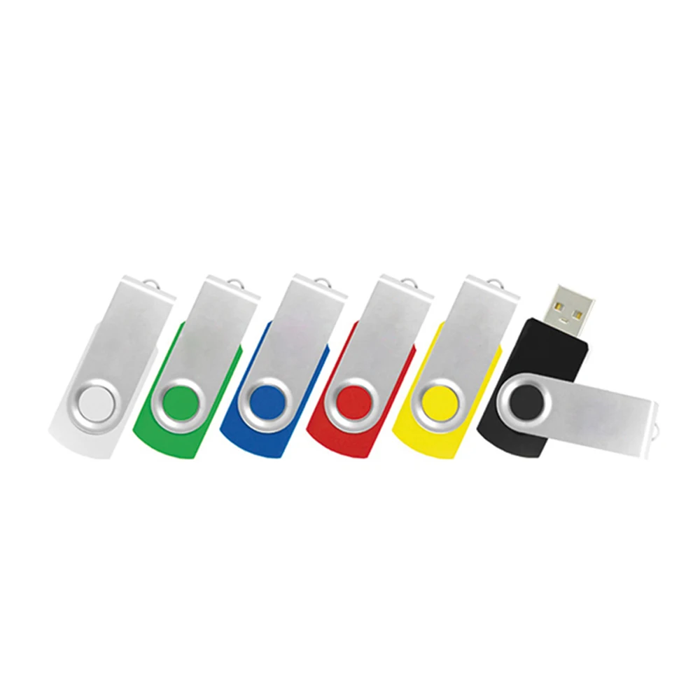 

50% Off Customized Logo 1GB 2GB 4GB 8GB 16GB 32GB Low Capacity Plastic Case Swivel Usb Flash Drive With High Speed 2.0 PenDrive