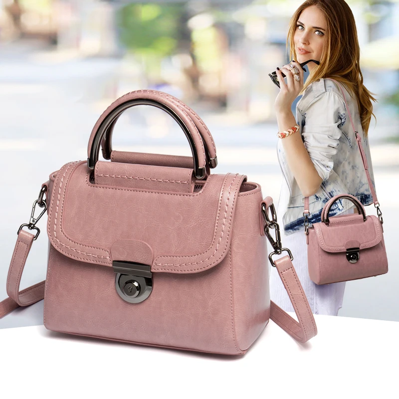 Viney Real Genuine Leather Shoulder Sling Purse Crossbody Bag Women