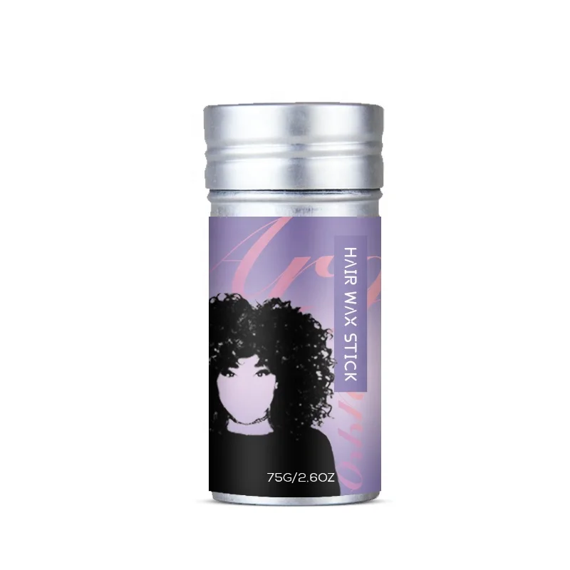 

Private label Non greasy wax blending stick keep the broken hair not go away fly away, White