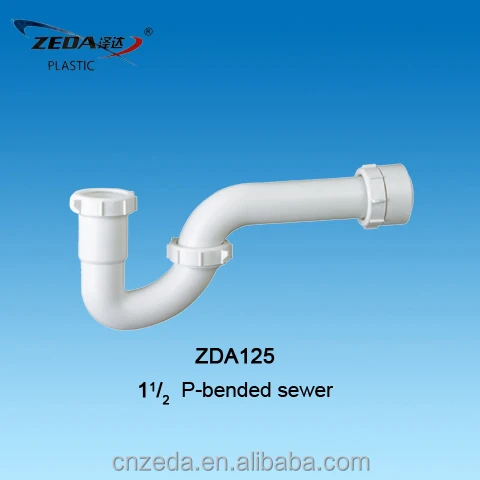 
Sink waste drain pipe,Plumbing Trap,P bended sewer 