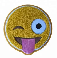 

Wholesale no minimum order quantity custom cheap chenille logo patches