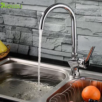 House Plans Single Lever Brass Kitchen Faucet Brass Sink Mixer