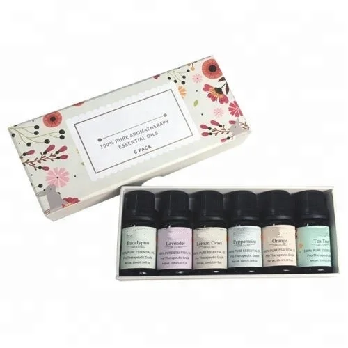 

Wholesale Custom Private Label Aromatherapy Essential Oil Set 6