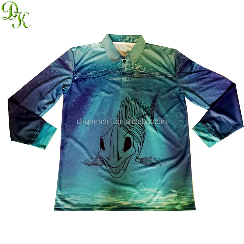 Custom Long Sleeves Uv Button Up Fishing Shirt Quick Dry Australia