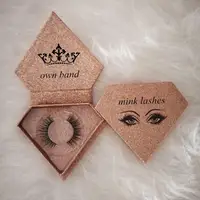 

100% cruelty free best cheap private label mink lashes custom package Own Logo Brand Eyelashes vendor
