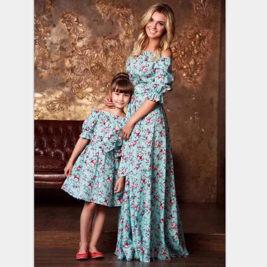 Платье мама и дочка праздничные