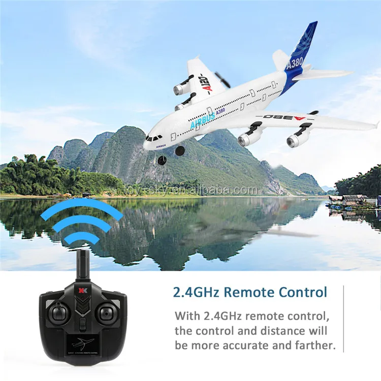 Wltoys Xk A120 Rc Airbus A380 Model Plane 3ch Epp 2.4g Airplane Rtf