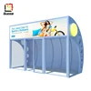 High Quality Bus Shelters Stainless Steel Bus Stop Advertising Billboard Sign Passenger Wait Platform