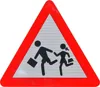 Cheap Triangle Warning Reflective Custom Aluminum Sign Board