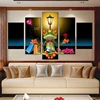 5 Piece Canvas Wall Art Home Decor Abstract Frog Painting Wall Picture Acrylic Painting Modern Decoration Painting on Canvas