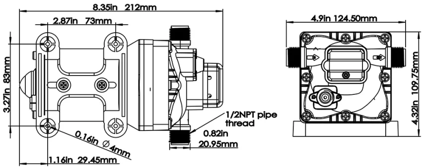 artis water pump parts