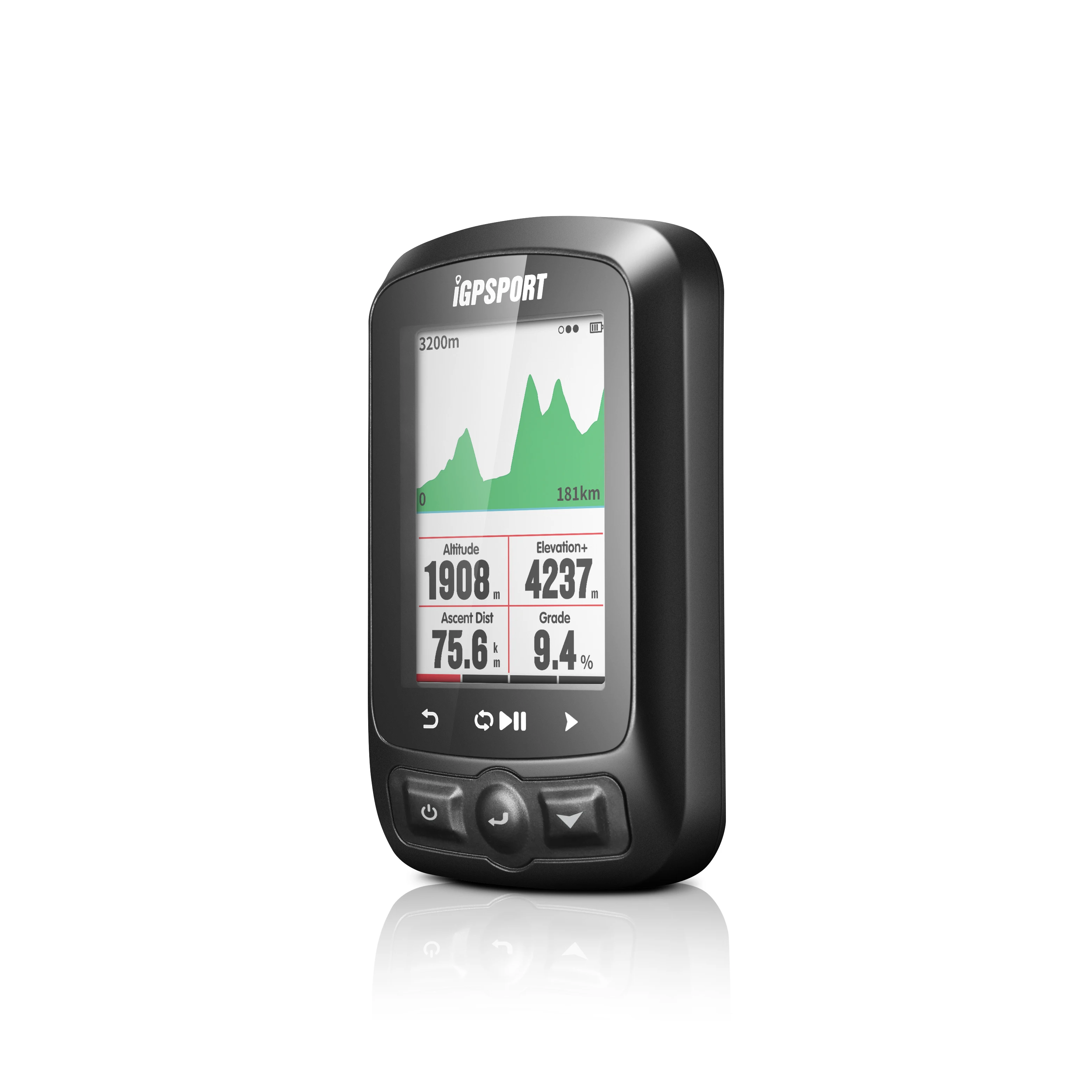 

iGPSPORT iGS618 Velocimetro Bicicleta Inalambrico Monitor Ciclismo Gpscomputadora De Ciclismo Gps, Black