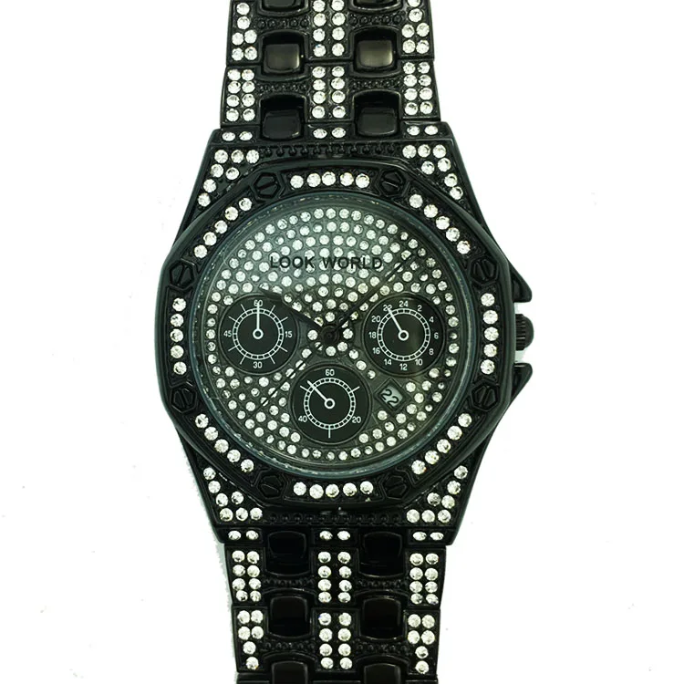 

New Diamond men watch Waterpoof Fashion Quartz monvement man watches Y094, N/a